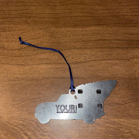 Farmers Furniture Pewter Truck Tree Picture Frame Christmas Ornament 2022 - Picture 2 of 8